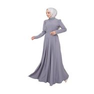 Ayşe Melek 2611 Gri Abiye Kadın Elbise