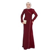 Ayşe Melek 2707 Bordo Abiye Kadın Elbise