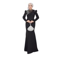 Ayşe Melek 2708 Siyah Abiye Kadın Elbise