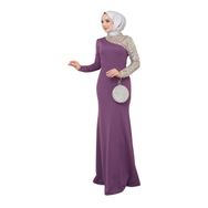 Ayşe Melek 2733 Lila Abiye Kadın Elbise