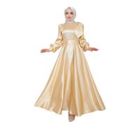 Ayşe Melek 2745 Bej Abiye Kadın Elbise