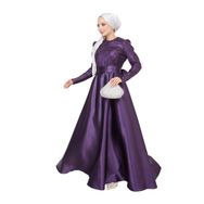 Ayşe Melek 2754 Mor Abiye Kadın Elbise