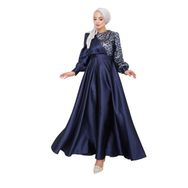 Ayşe Melek 2755 Lacivert Abiye Kadın Elbise