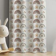 Ayshome Gökkuşağı 140x270 cm Çocuk Odası Perdesi