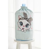 Ayshome Mint Kedi Büzgülü Damacana Kılıfı
