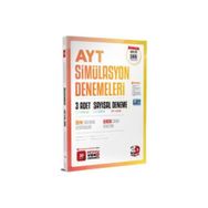 AYT 3'lü Sayısal Simülasyon Genel Deneme - 3D Yayınları