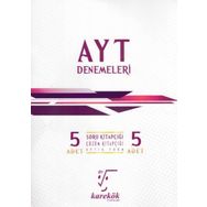 AYT 5'li Çözümlü Denemeleri Karekök Yayınları