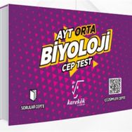 Ayt Biyoloji Orta Cep Test Karekök Yayınları