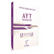 AYT Denemeleri 12 Adet Çözümlü Deneme Seti Sayısal Karekök Yayınları