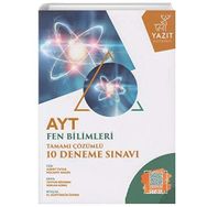 AYT Fen Bilimleri Tamamı Çözümlü 10'lu Deneme Sınavı - Yazıt Yayınları