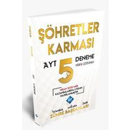 AYT Şöhretler Karması Video Çözümlü 5 Deneme-KR Akademi Yayınları