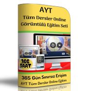AYT Tüm Dersler Online Görüntülü Eğitim Setİ