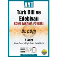 AYT Türk Dili ve Edebiyatı Konu Tarama Föyleri Ölçüm Serisi 6 Fasikül-Pano Yayınları