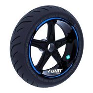 Azur Mavi 4 Parçalı Keskin Jant Şeridi Sticker Çınar Extreme