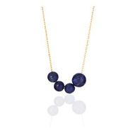 Azuris 925 Ayar Gümüş Lapis Lazuli Taşlı Kolye