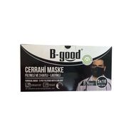 B-Good Siyah 3 Katlı 5'li Paket 50 Adet Filtreli Cerrahi Maske