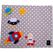 B.s.c Home Keçe Astronot İsme Özel Beslenme Örtüsü