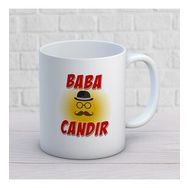 Babalar Günü Baba Candır İki Tarafı Baskılı Kupa