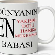 Babalar Günü Baskılı Kupa