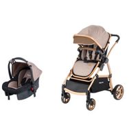 Baby Care 310 Safari Kahve Bej Kahverengi Travel Sistem Bebek Arabası