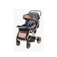 Baby Care 65 Capron Gold Siyah Gri Beyaz Çift Yönlü Bebek Arabası