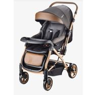 Baby Care BC 65 Capron Çift Yönlü Alüminyum Kahverengi Bebek Arabası + Ayak Örtüsü