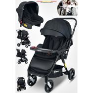 Baby Home 902 X4 Siyah Travel Sistem Bebek Arabası