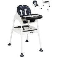 Baby Home BH-1450 Mizzy Masalı Siyah Bebek Mama Sandalyesi
