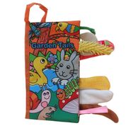 Baby Maya Pet's Tails Hışırtılı Yıkanabilir Kumaş Bez Eğitici ve Eğlenceli Bebek Kitabı