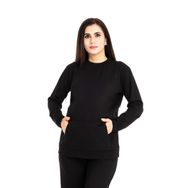 Baby Mom Siyah Emzirme Özellikli Hamile Sweatshirt