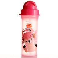 Baby Plus BYP-912013F 300 ml Pembe Desenli Pipetli Bebek Su Matarası