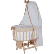Baby Tech Ekstra Boyasız Kahve Yıldızlı Uyku Seti Sepet Beşik