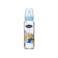 Baby Time BT073 250 ml Açık Mavi Klasik Cam Biberon