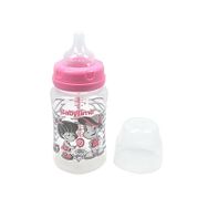Baby Time BT075 250 ml Pembe Silikon Uçlu Geniş Ağız Biberon