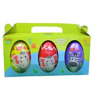 Baby Toys +3 Yaş Asortili Sürpriz Yumurta Bebek Oyun Hamuru Seti