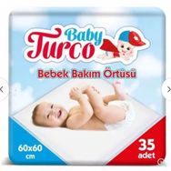 Baby Turco 60x60 cm 35 Adet Bebek Bakım Örtüsü