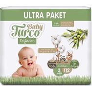 Baby Turco Doğadan No:3 Midi 112 Adet Külot Bebek Bezi