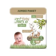 Baby Turco Doğadan No:3 Midi 34 Adet Bebek Bezi