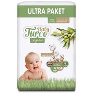 Baby Turco Doğadan No:4 Maxi 416 Adet Bebek Bezi