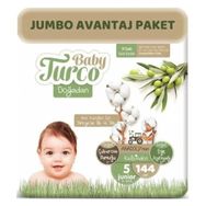 Baby Turco Doğadan No:5 Junior 144 Adet Bebek Bezi