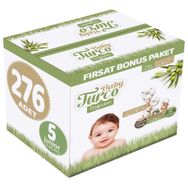 Baby Turco Doğadan No:5 Junior 276 Adet Bebek Bezi