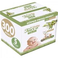Baby Turco Doğadan No:5 Junior 300 Adet Bebek Bezi