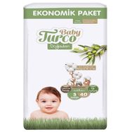 Baby Turco Doğadan No:5 Junior 40 Adet Bebek Bezi