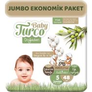 Baby Turco Doğadan No:5 Junior 48 Adet Bebek Bezi