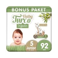 Baby Turco Doğadan No:5 Junior 92 Adet Bebek Bezi