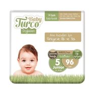 Baby Turco Doğadan No:5 Junior 96 Adet Bebek Bezi