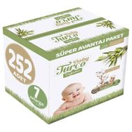 Baby Turco Doğadan No:7 XXLarge 252 Adet Bebek Bezi