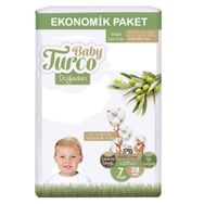 Baby Turco Doğadan No:7 XXLarge 28 Adet Bebek Bezi