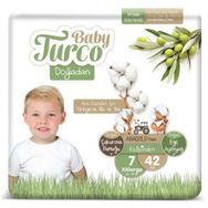 Baby Turco Doğadan No:7 XXLarge 42 Adet Bebek Bezi