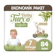 Baby Turco Doğadan No:7 XXLarge 84 Adet Bebek Bezi